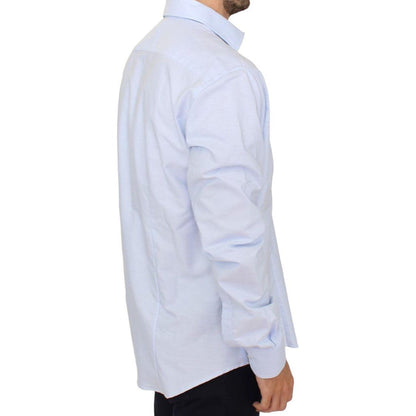 Cavalli Light blue cotton shirt