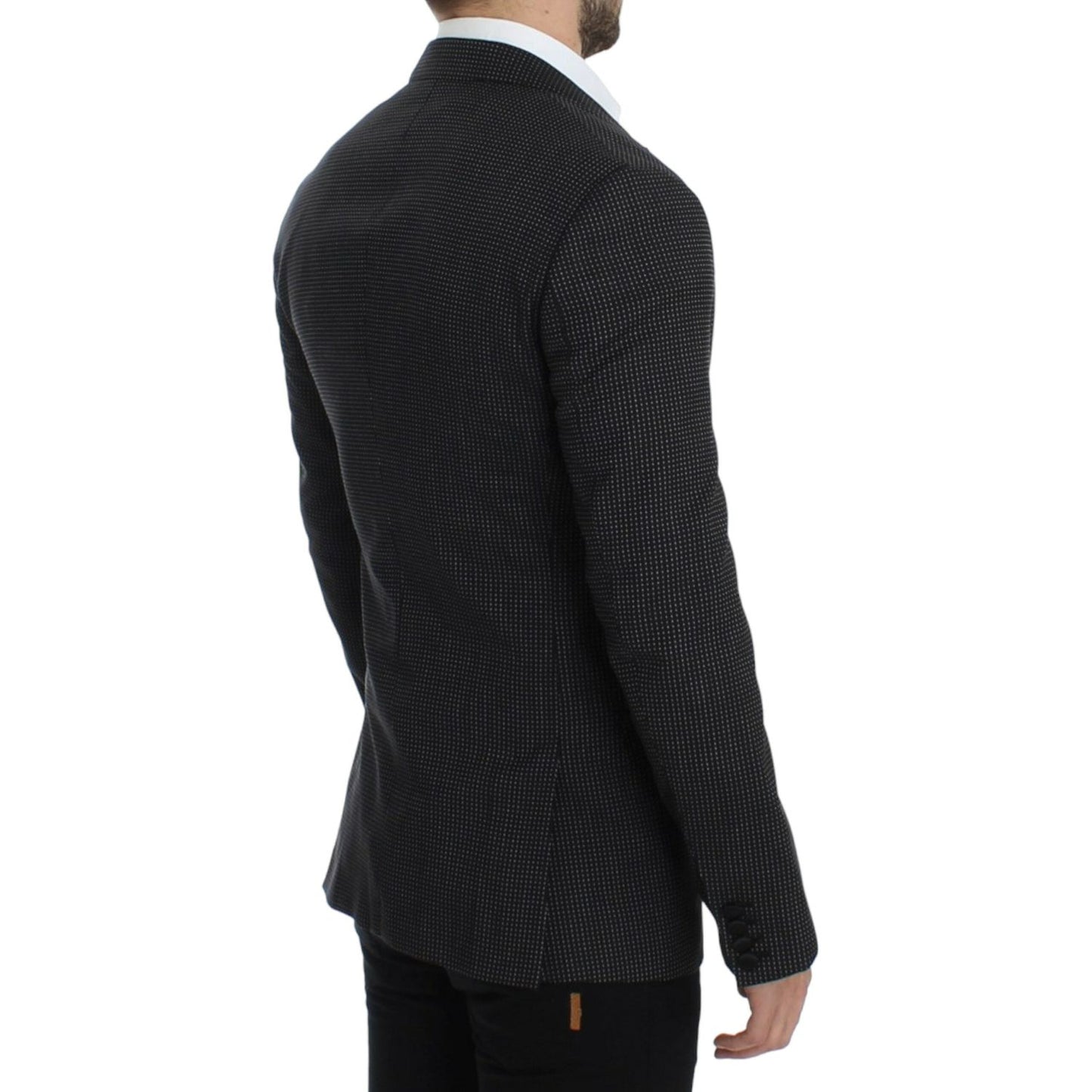 Dolce & Gabbana Black wool slim MARTINI blazer