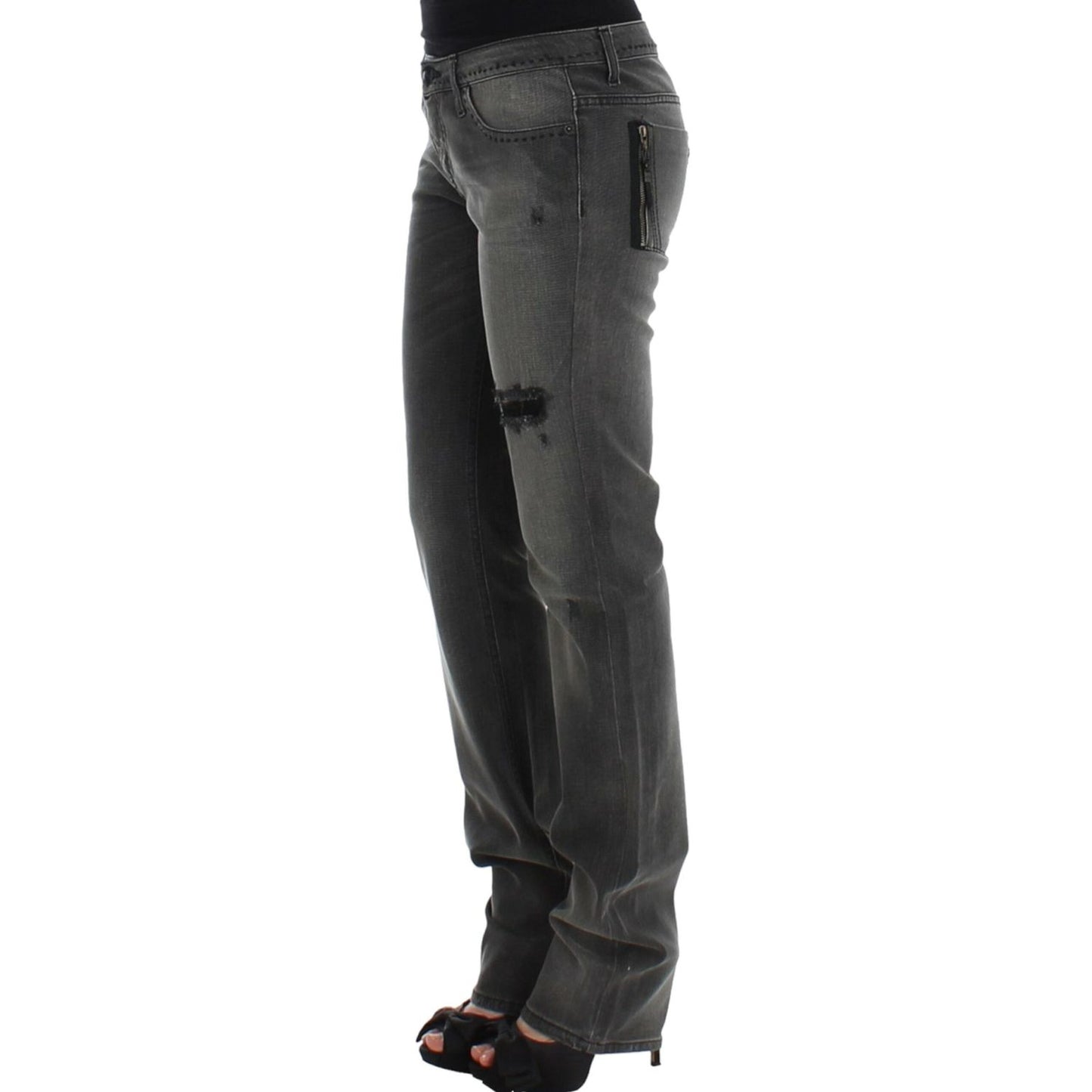 Costume National Gray straight leg jeans