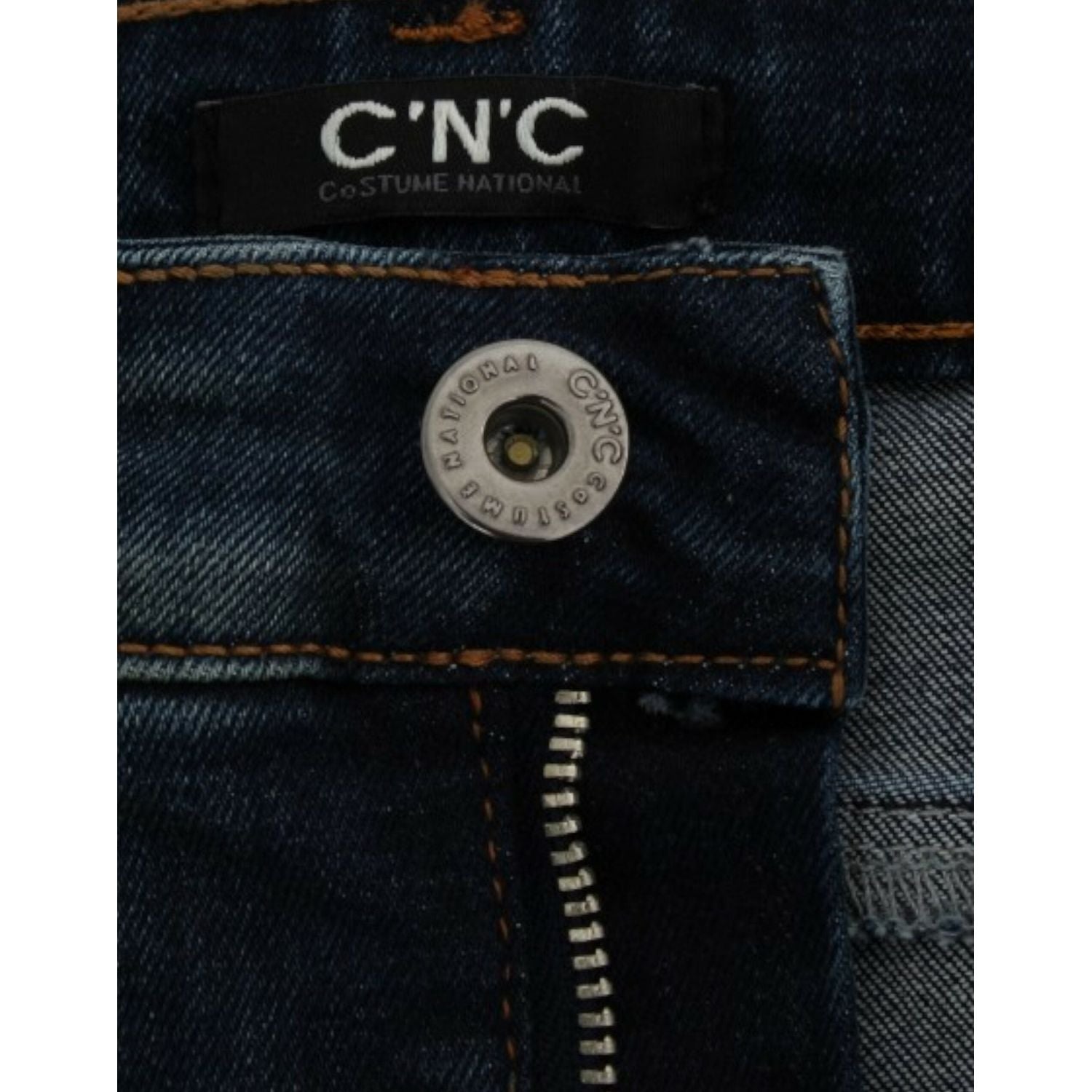 Costume National Blue straight leg jeans