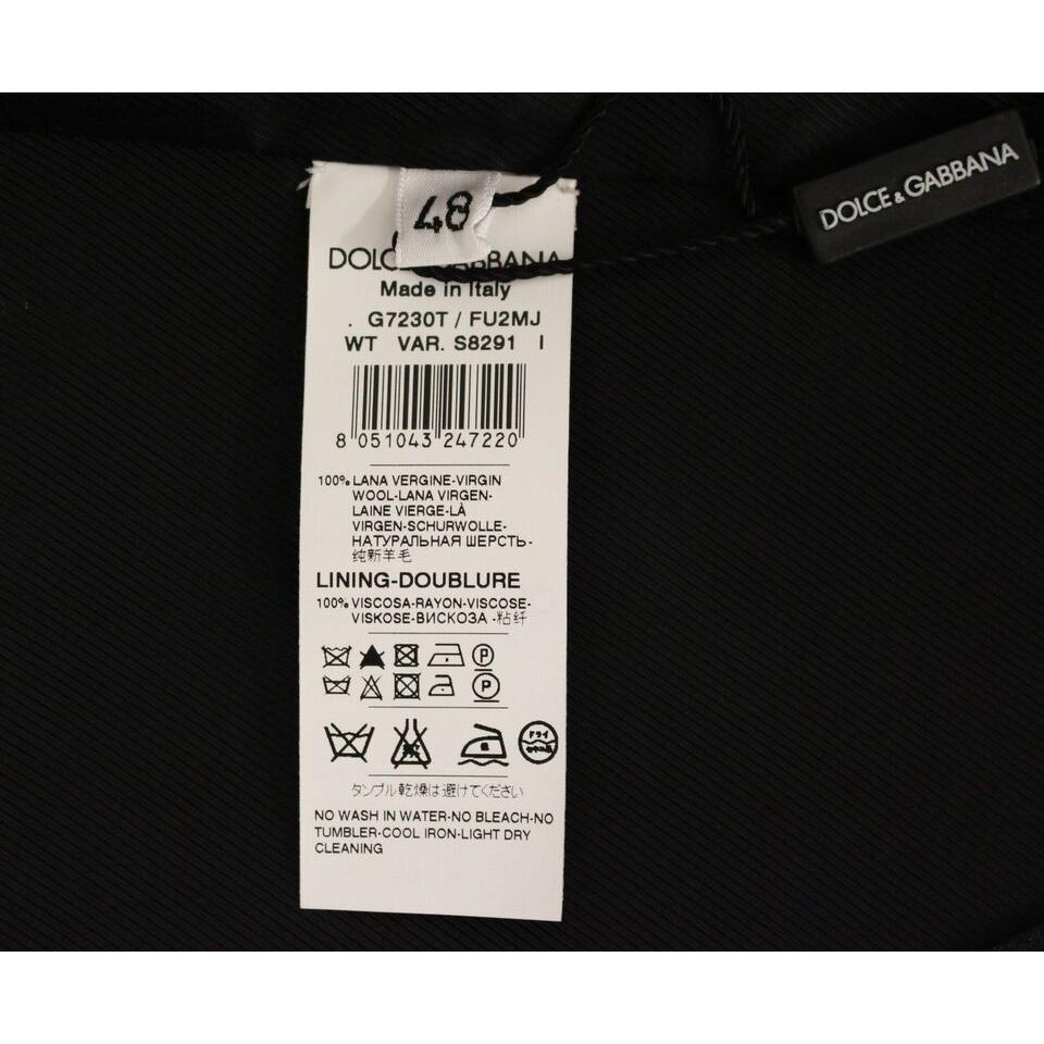 Dolce & Gabbana Gray Slim Fit Button Front Dress Formal Vest