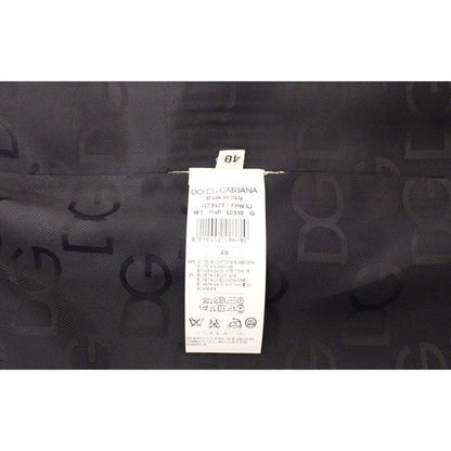 Dolce & Gabbana Blue Cotton Stretch Dress Vest Blazer