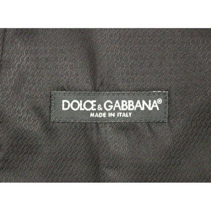Dolce & Gabbana Gray Wool Formal Dress Vest Gilet Weste