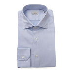 Bagutta Light Blue Cotton Men Shirt