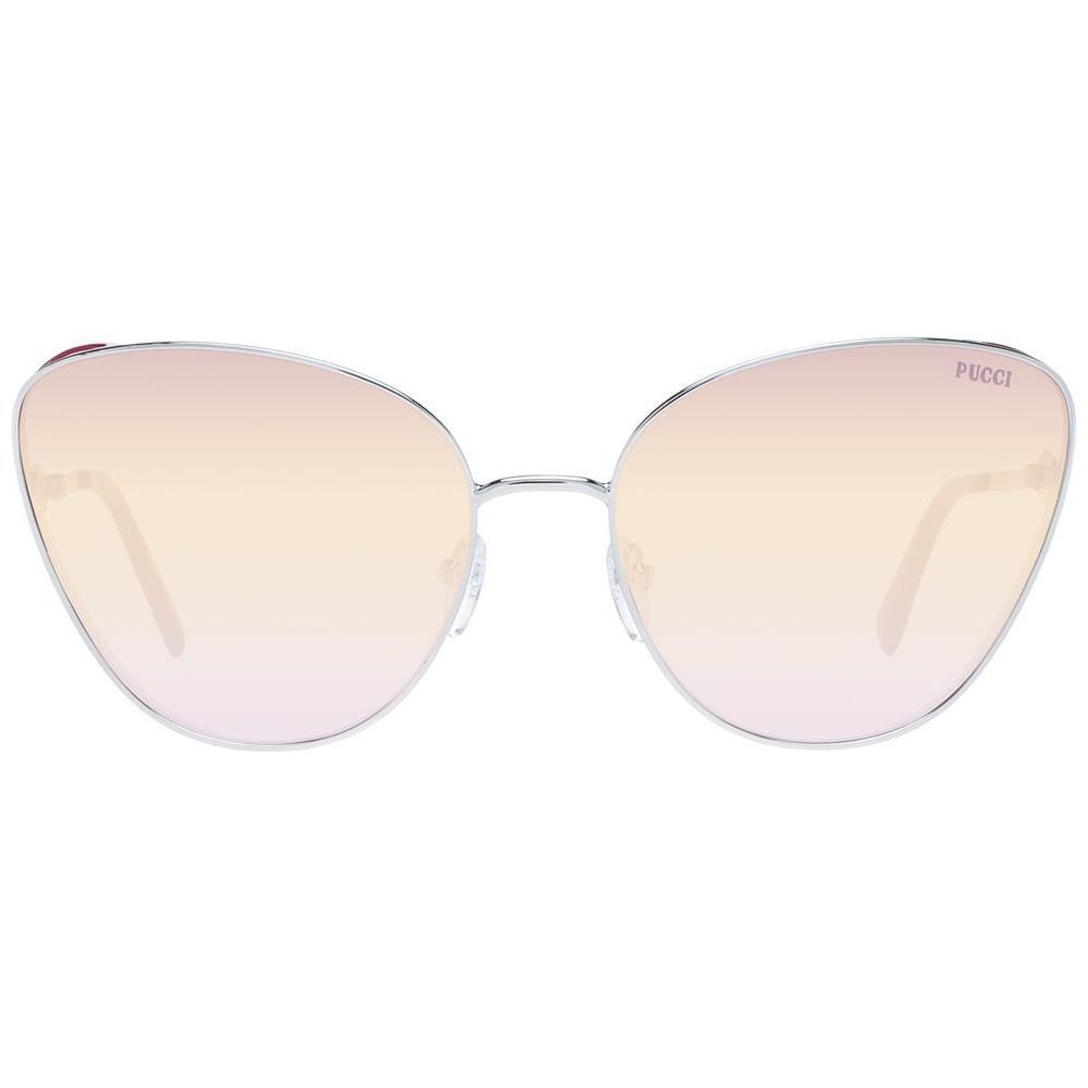 Emilio Pucci Silver Metal Sunglasses