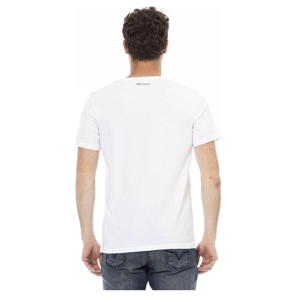 Bikkembergs White Cotton Men T-Shirt