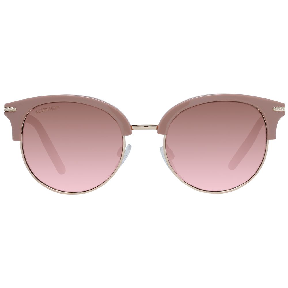 Serengeti Pink Acetate & Metal Sunglasses