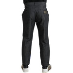 Dolce & Gabbana Multicolor Tiger Cotton Loose Denim Jeans PAN75040-44