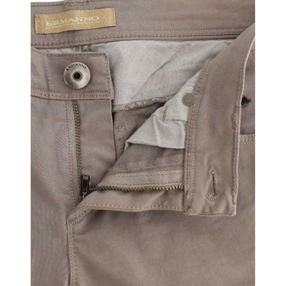 Ermanno Scervino Taupe Beige Slim Jeans Denim Pants Skinny
