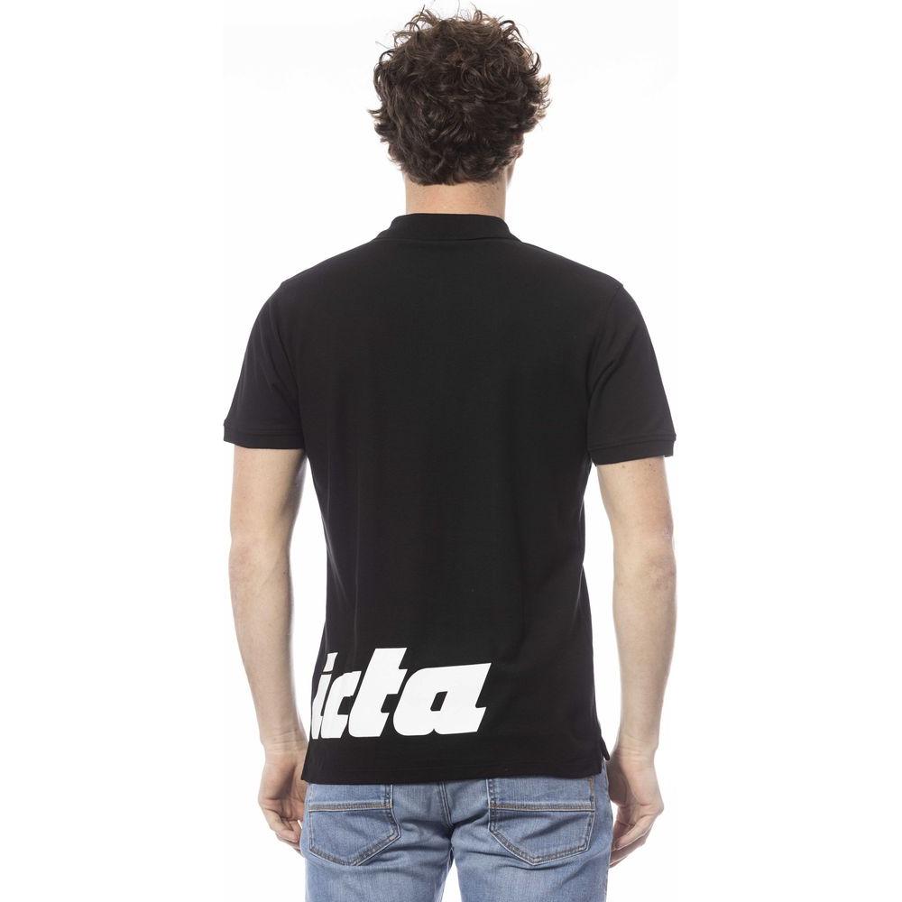 Invicta Black Cotton Polo Shirt