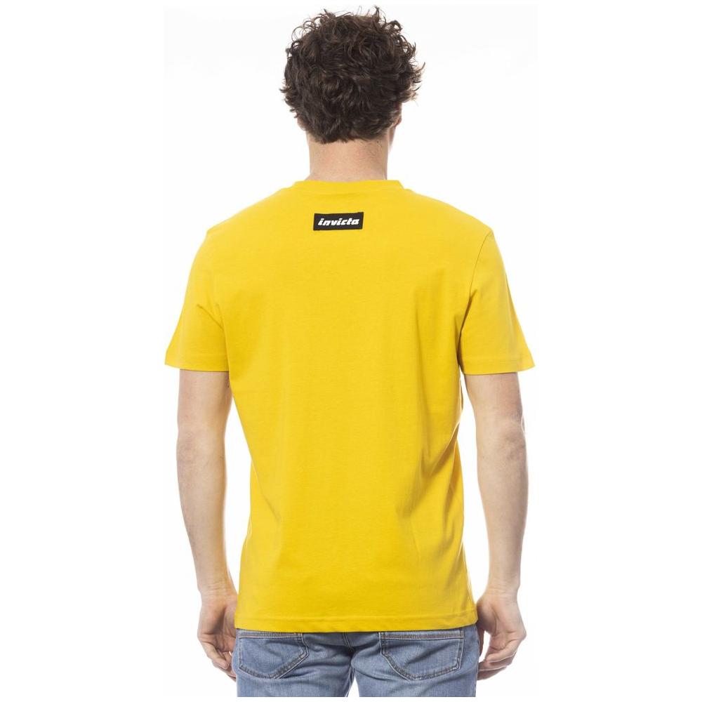 Invicta Yellow Cotton Men T-Shirt