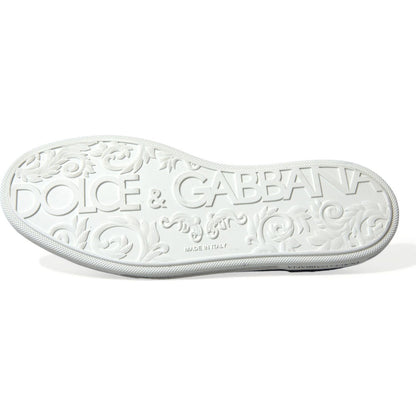 Dolce & Gabbana Blue Suede Caiman Loafers Saint Tropez Shoes