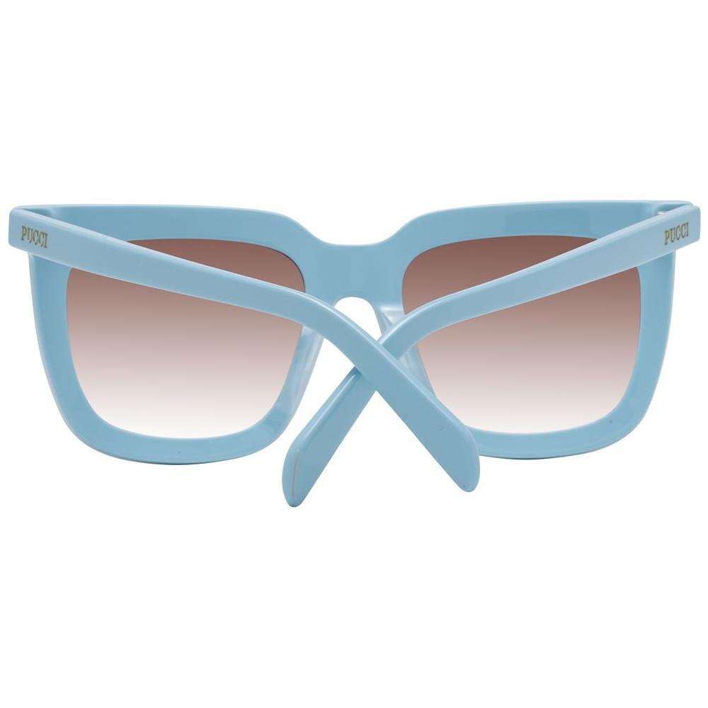 Emilio Pucci Blue Plastic Sunglasses