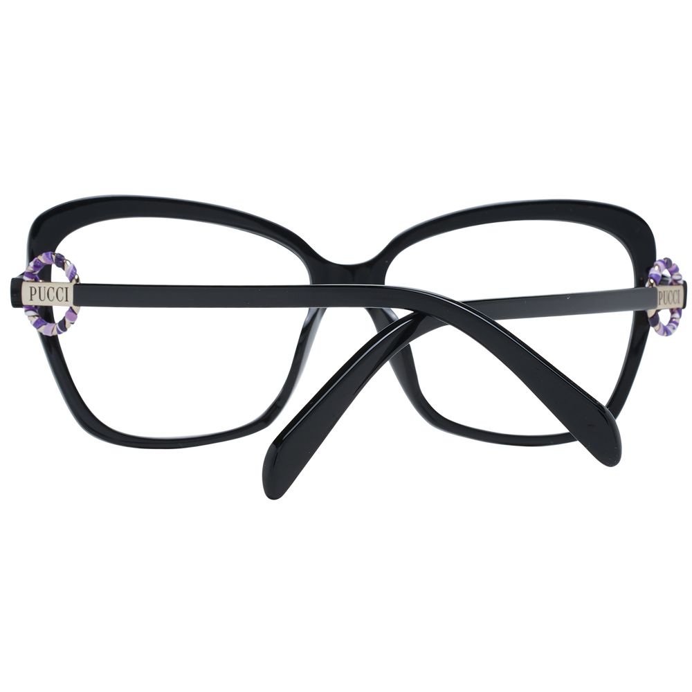 Emilio Pucci Black Plastic Glasses (Frames)