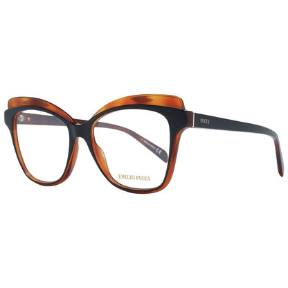 Emilio Pucci Brown Plastic Glasses (Frames)