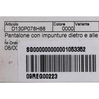 Ermanno Scervino White Cotton Slim Fit Casual Pants