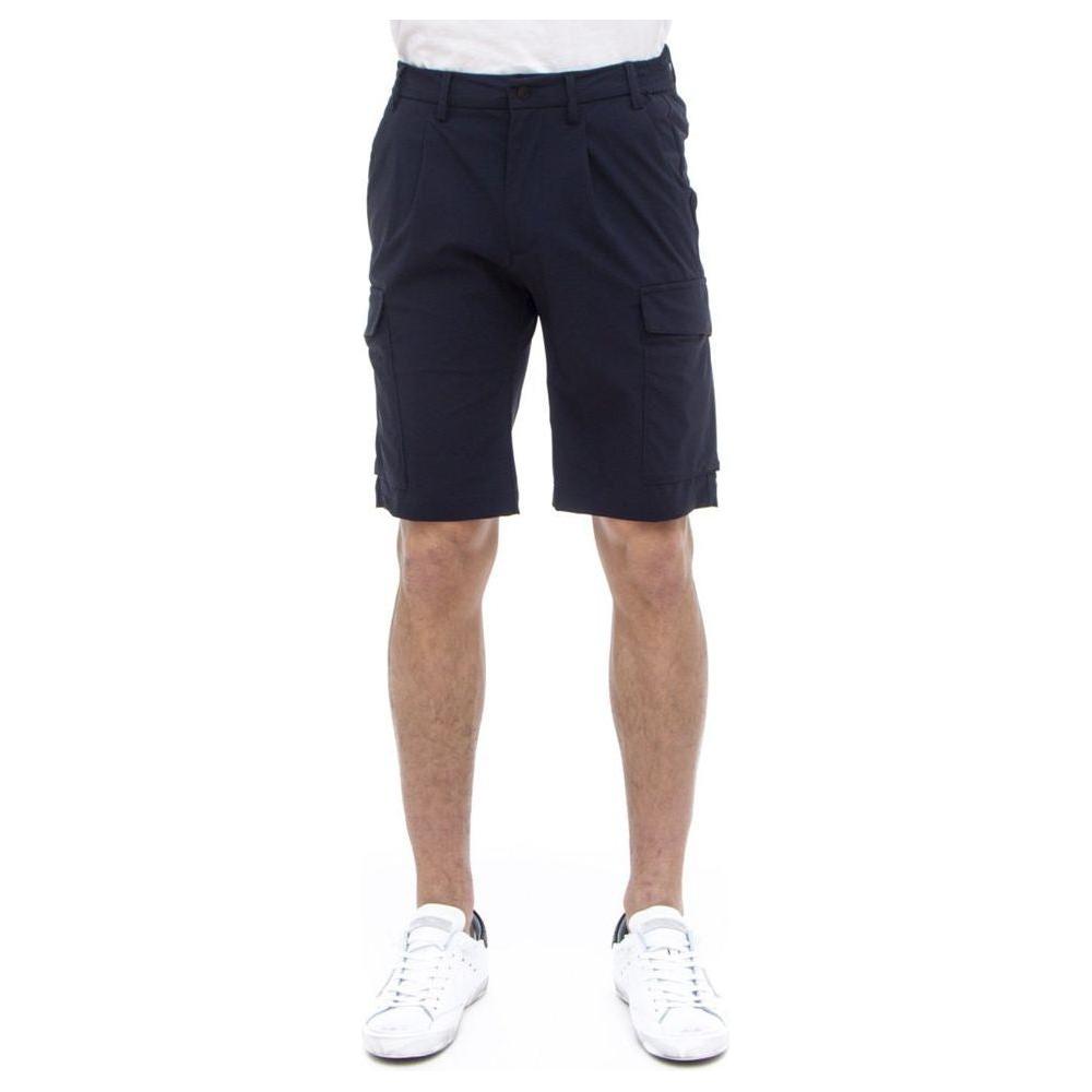 People Of Shibuya Blue Polyamide Stretch Men's Bermuda Short