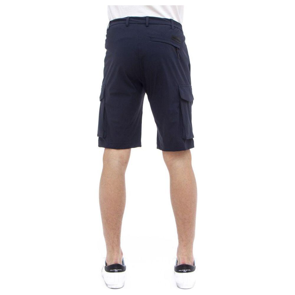 People Of Shibuya Blue Polyamide Stretch Men's Bermuda Short
