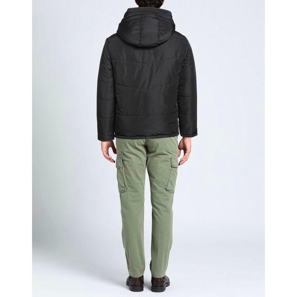 Aquascutum Black Polyamide Men's Jacket