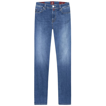 Tramarossa Blue Cotton Men's Jeans