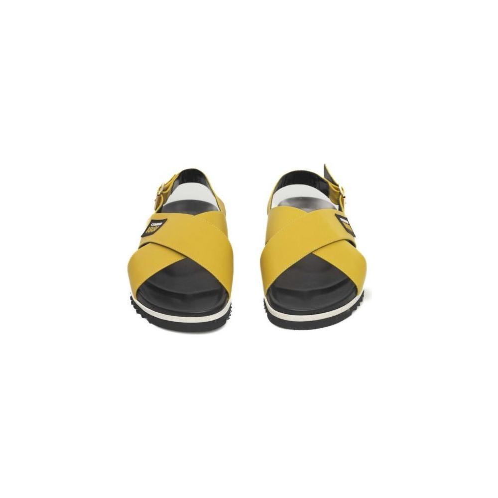 Cerruti 1881 Yellow Calfskin Sandal