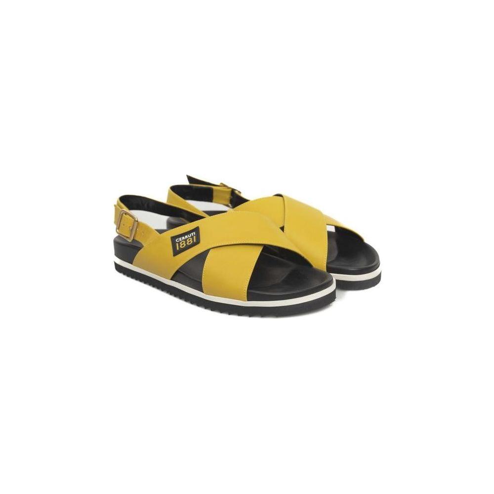 Cerruti 1881 Yellow Calfskin Sandal