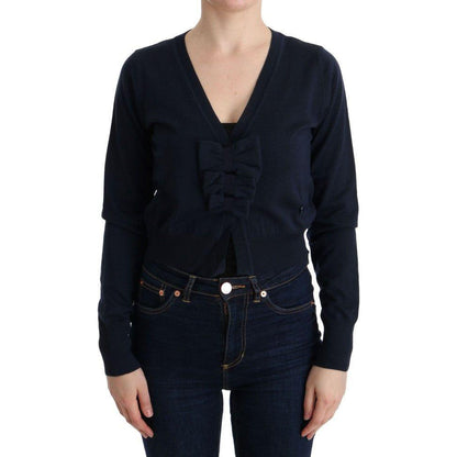 MARGHI LO' Blue Wool Blouse Sweater