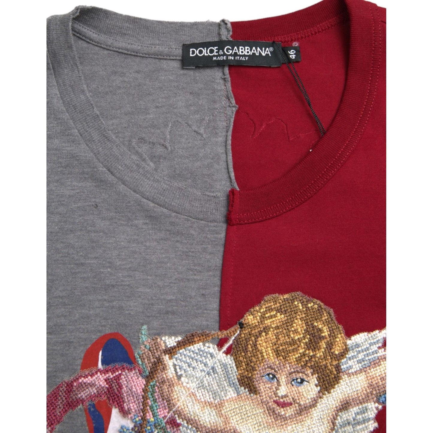Dolce & Gabbana Multicolor Graphic Short Sleeve T-shirt