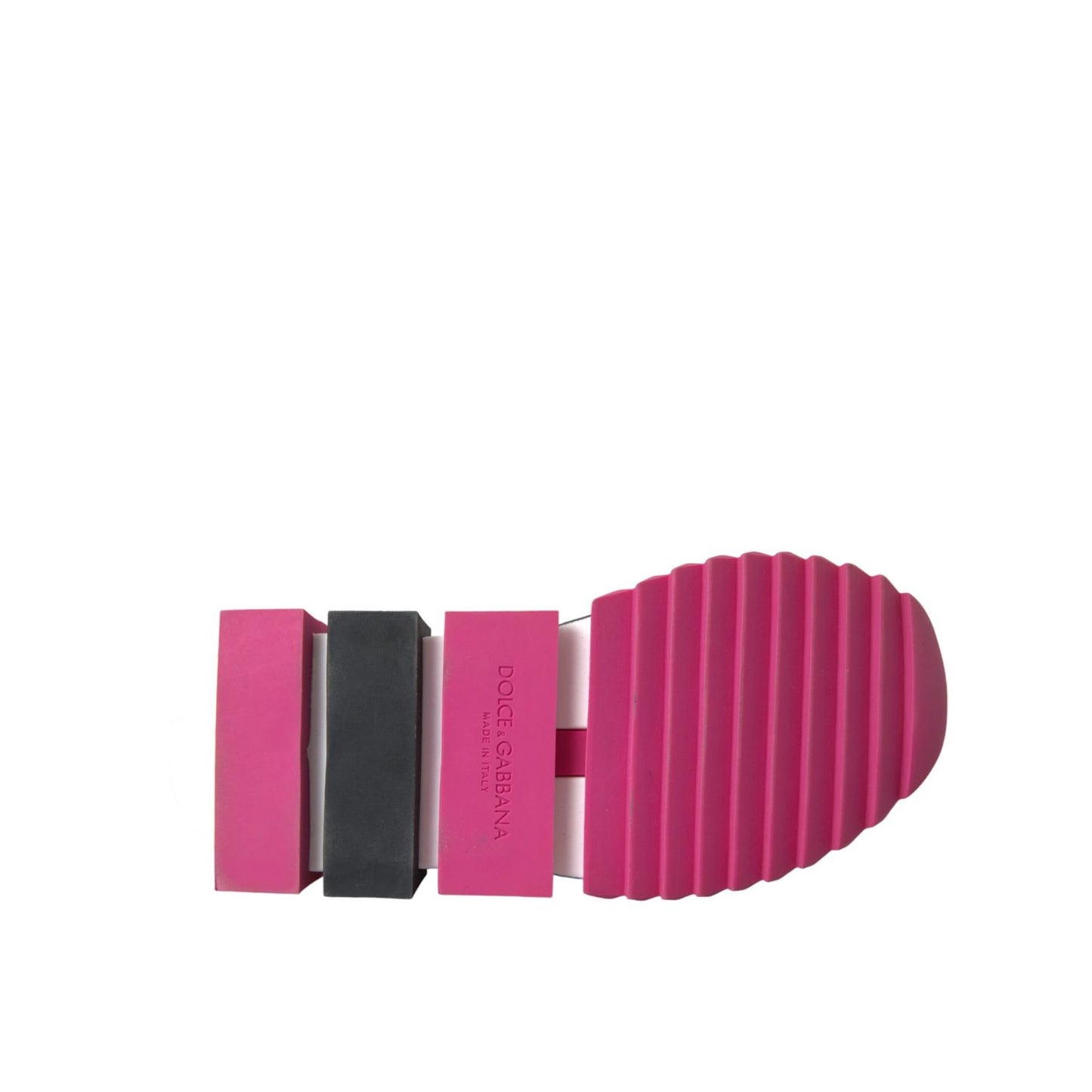 Dolce & Gabbana Pink Sorrento Crystals Sneakers Shoes Dolce & Gabbana