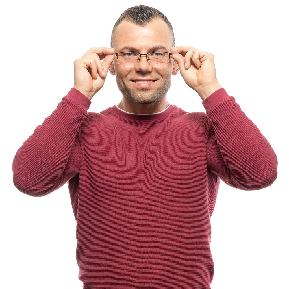 Ermenegildo Zegna Bronze Metal Glasses (Frames)