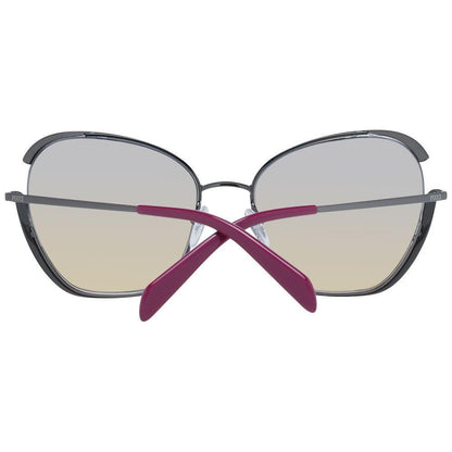 Emilio Pucci Gray Metal Sunglasses