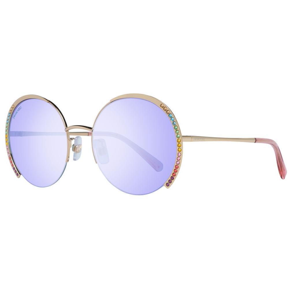 Swarovski Gold Women Sunglass