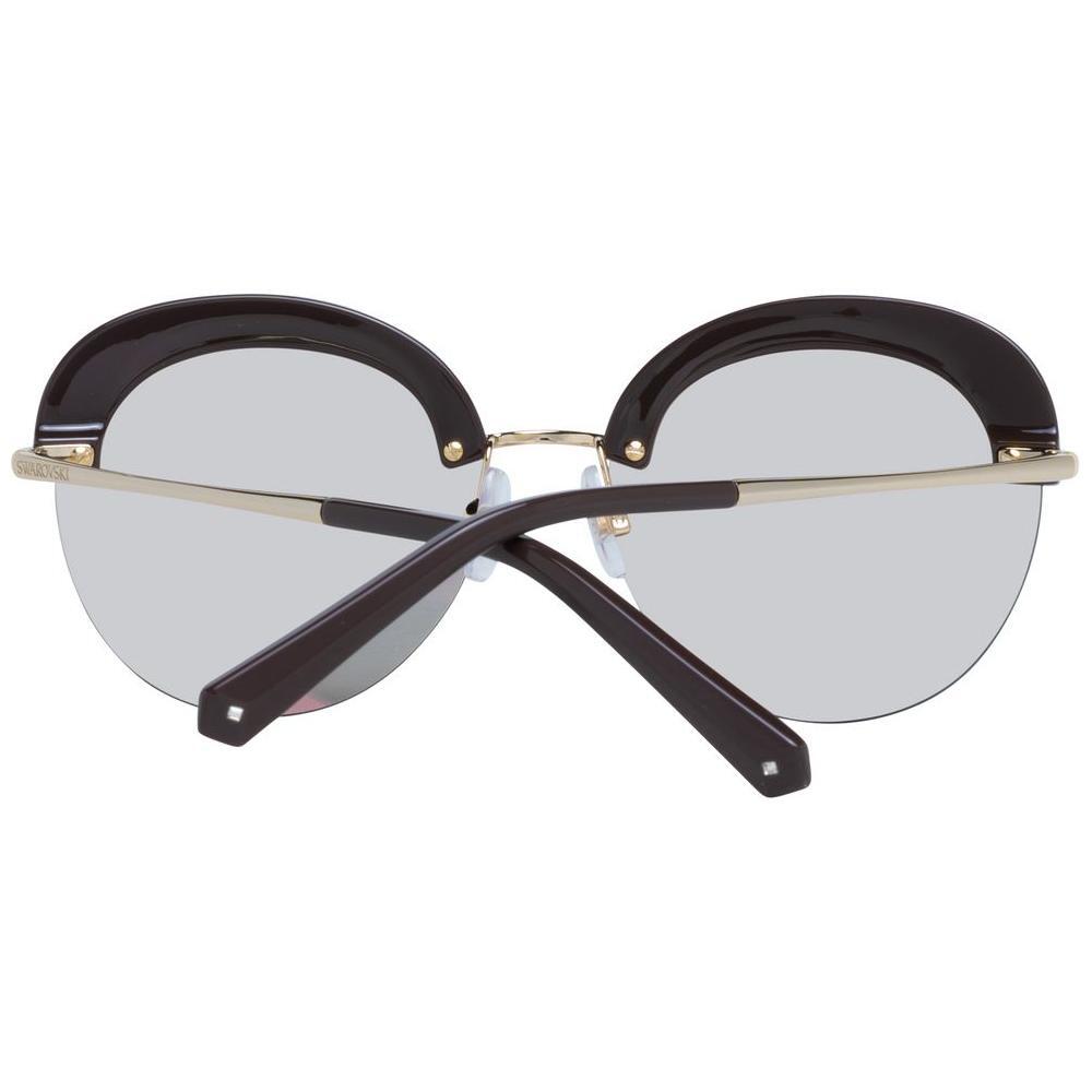 Swarovski Gold Women Sunglass