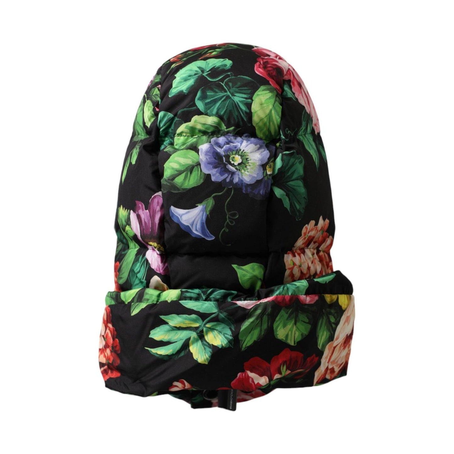 Dolce & Gabbana Hat Multicolor Floral Whole Head Wrap Hat