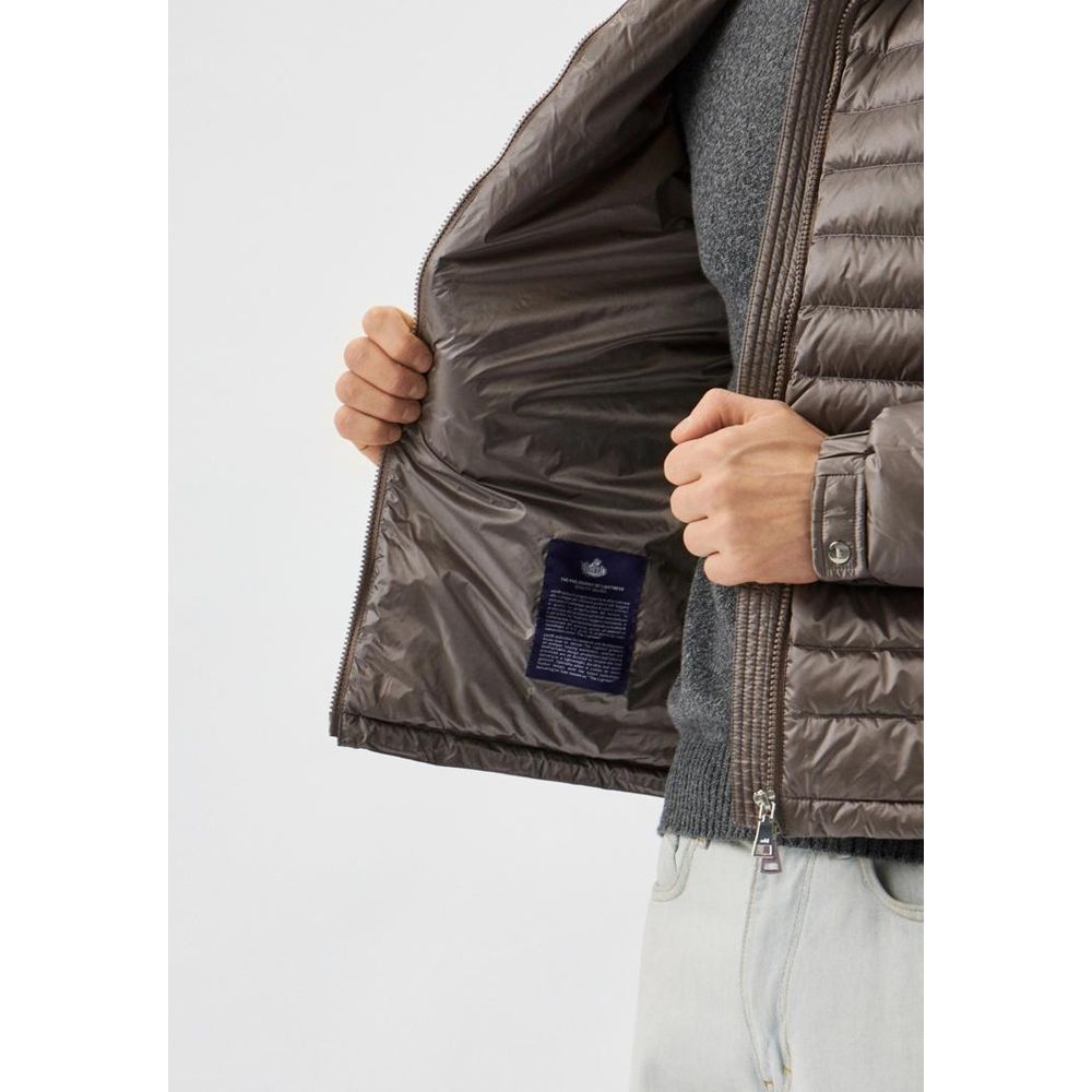 Add Gray Polyamide Men Jacket