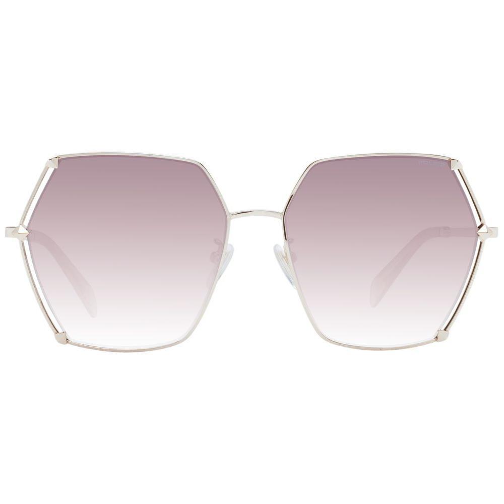 Police Rose Gold Metal Sunglasses