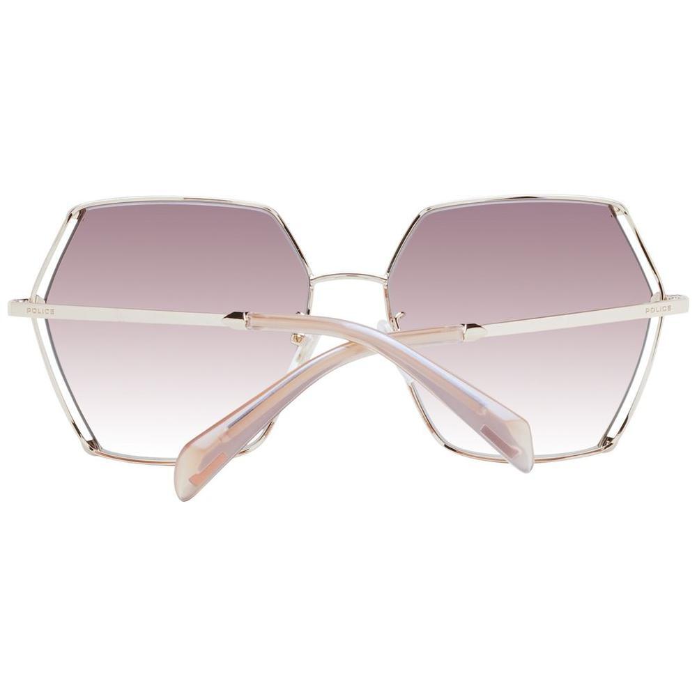 Police Rose Gold Metal Sunglasses