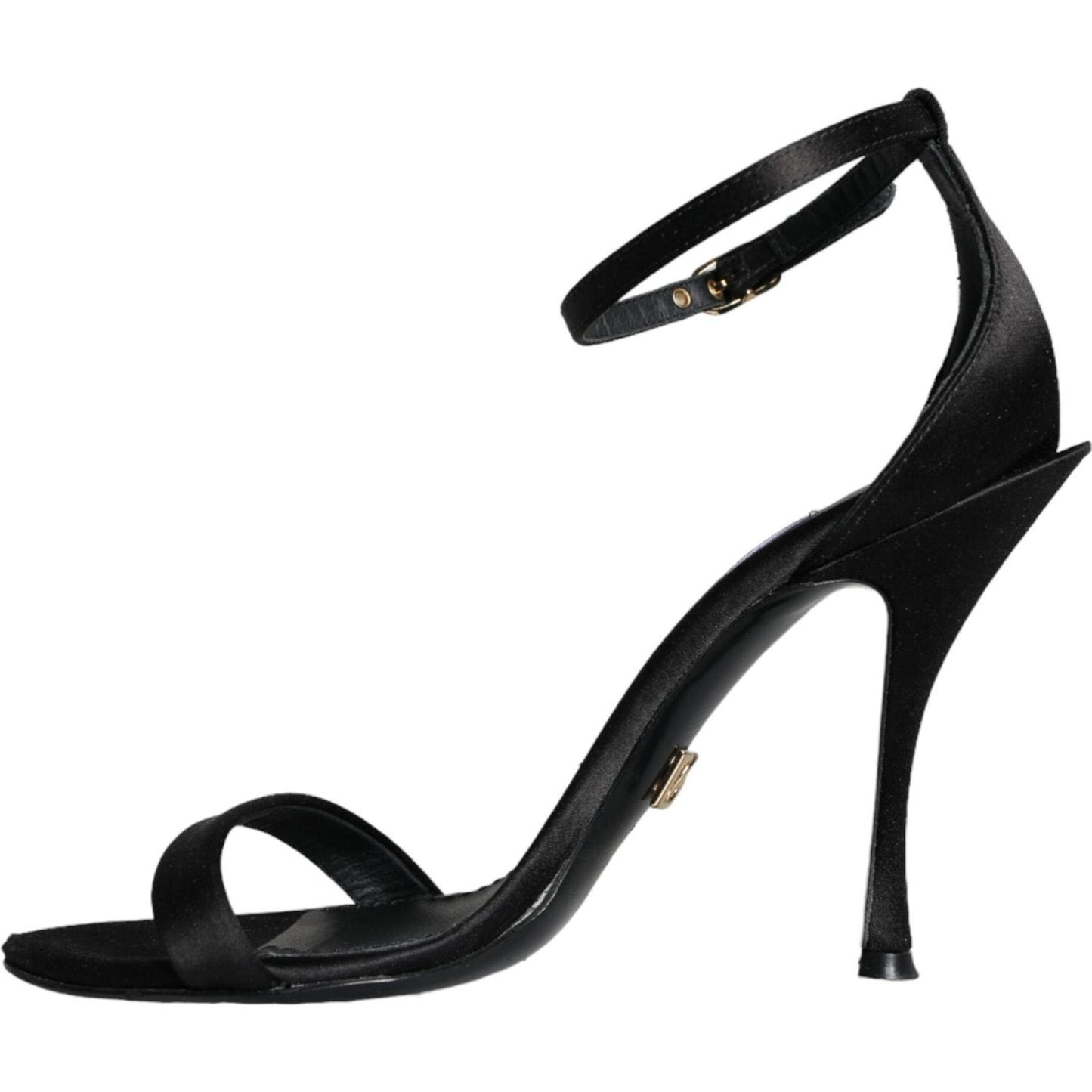 Dolce & Gabbana Black KEIRA Heels Ankle Strap Sandals Shoes