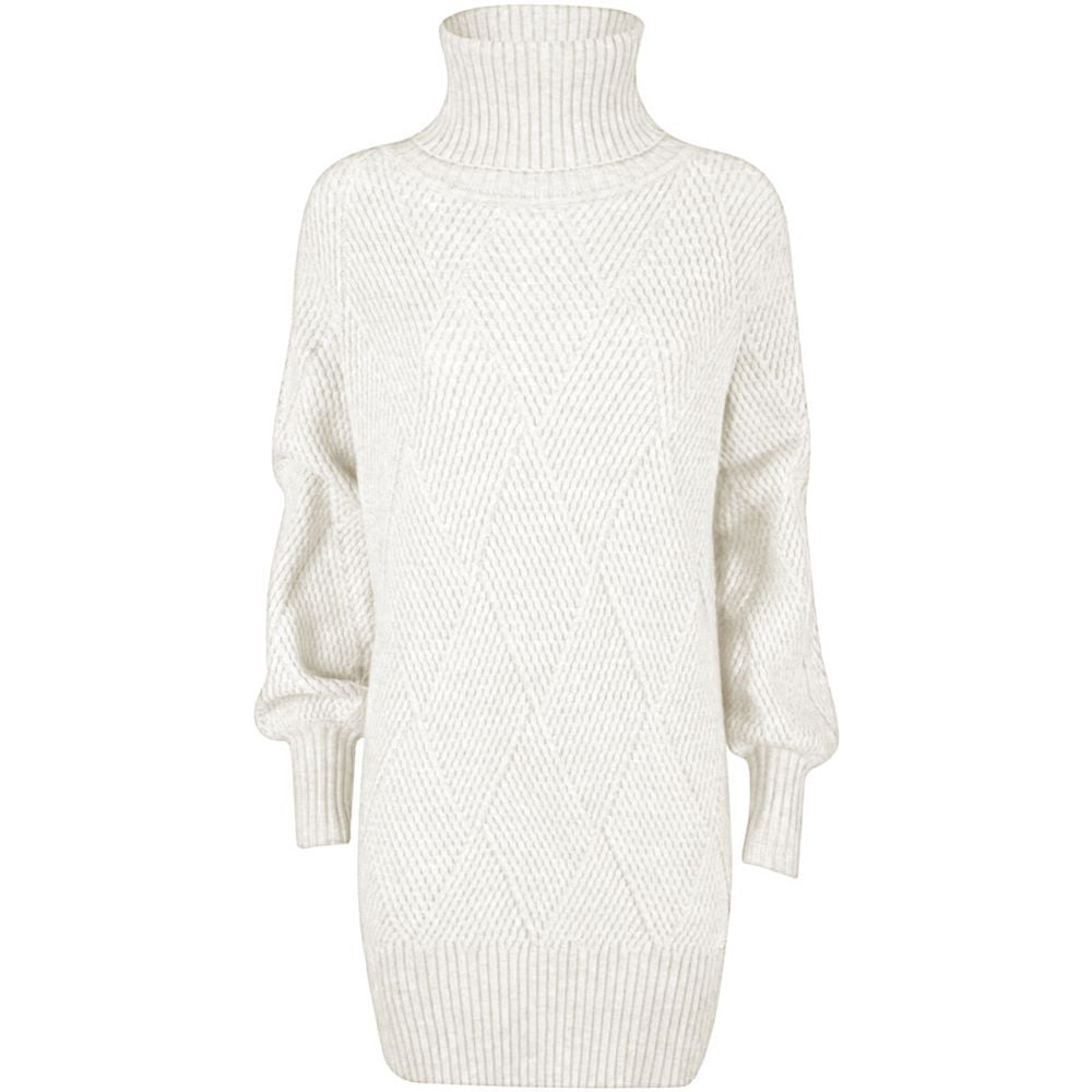 Yes Zee White Marabou Women Dress