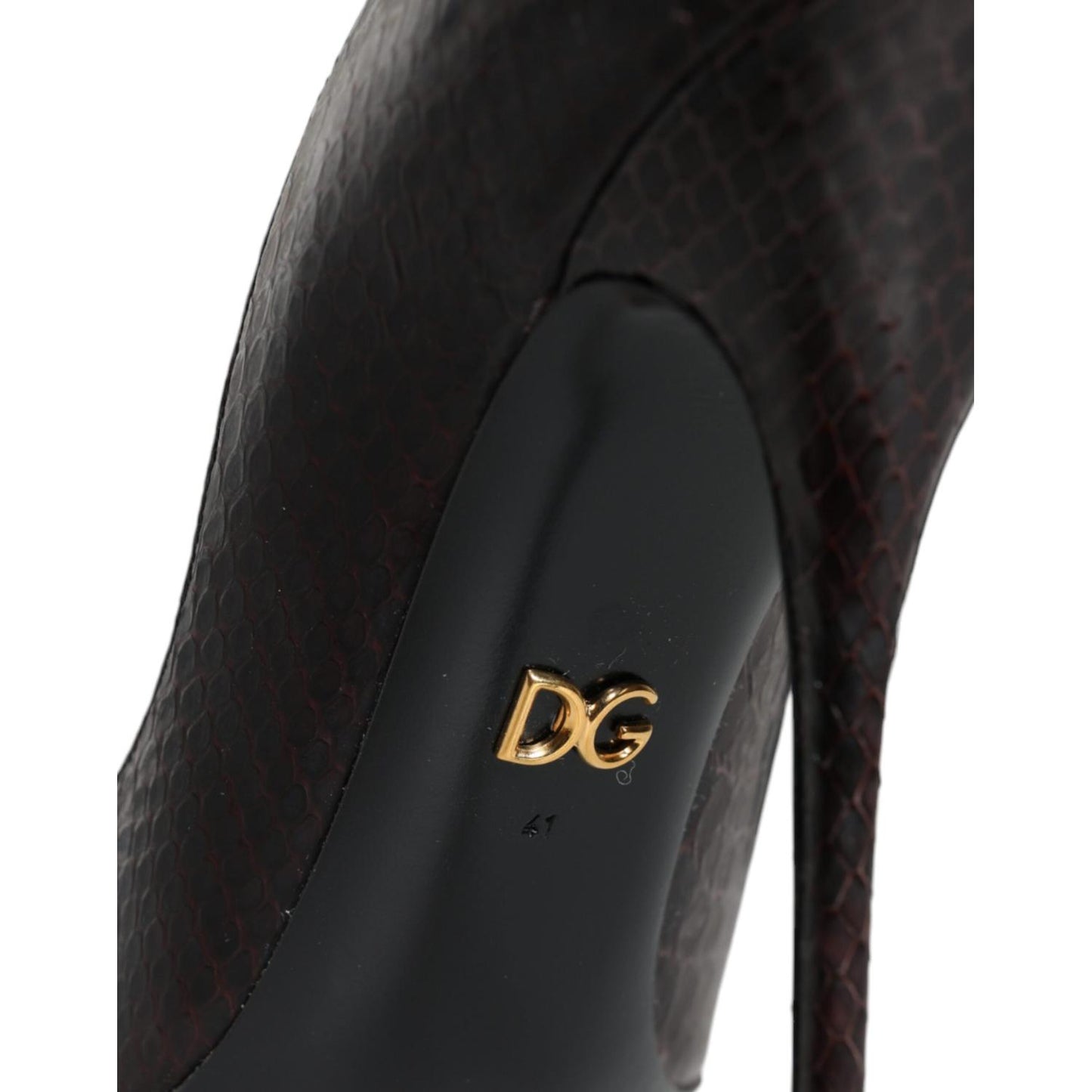 Dolce & Gabbana Multicolor Exotic Leather Heels Pumps Shoes