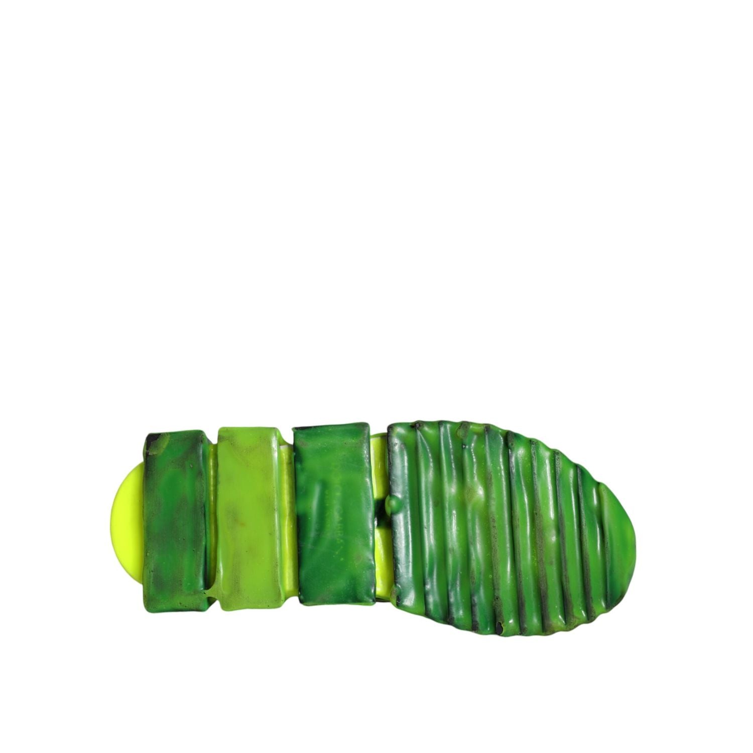 Dolce & Gabbana White Yellow Slip On Sorrento Sneakers Shoes