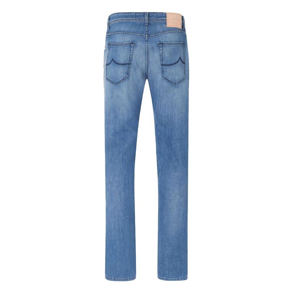 Jacob Cohen Blue Cotton Men Jeans