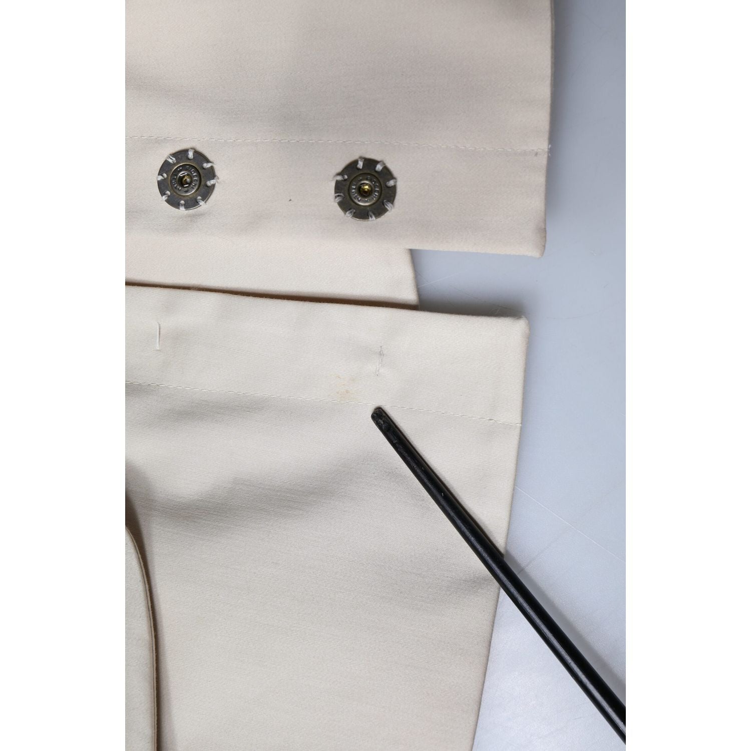 Valentino Beige Cotton Long Sleeves Round Neck Blazer Jacket