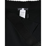 Dolce & Gabbana Black Viscose High Waist Tapered Pants PAN75576-40