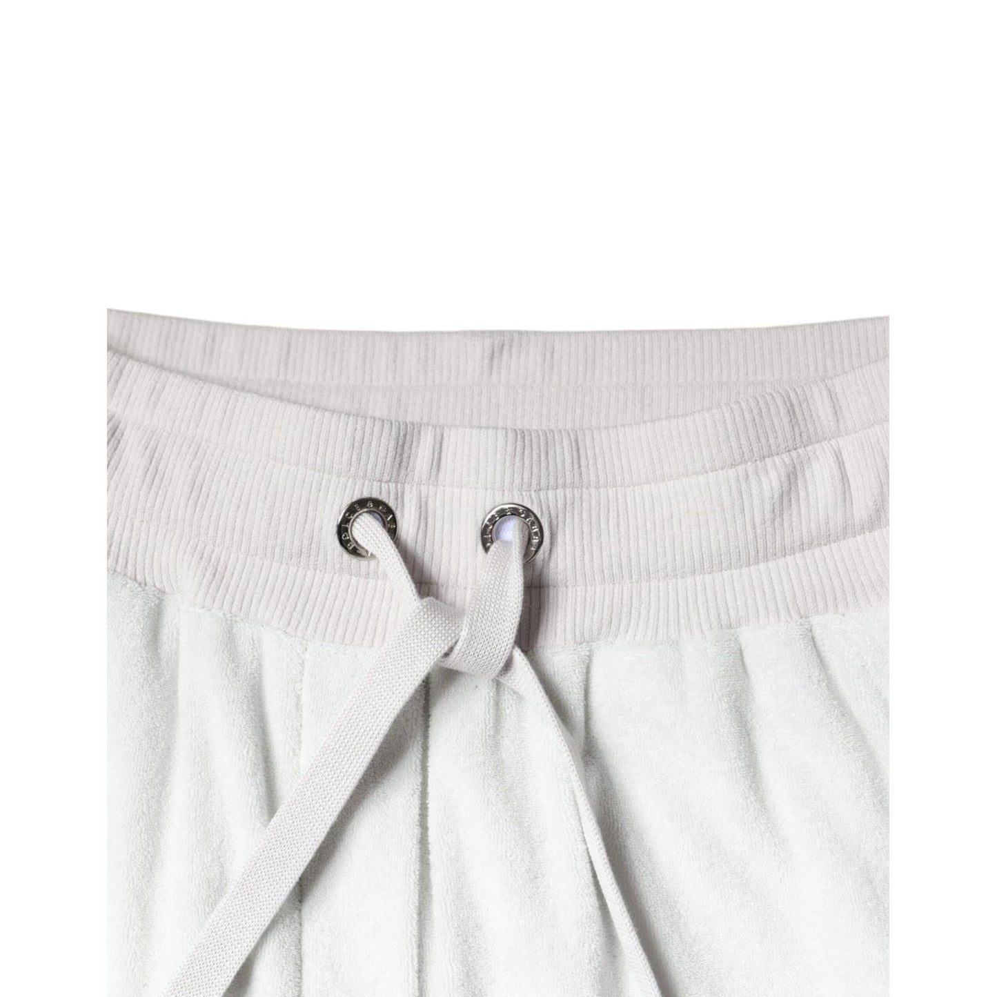 Dolce & Gabbana White Nylon Jogger Sweatpants Pants