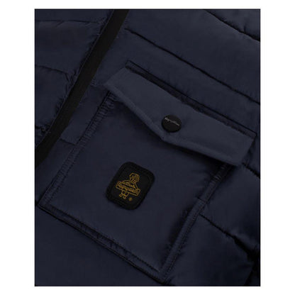 Refrigiwear Blue Nylon Men Jacket
