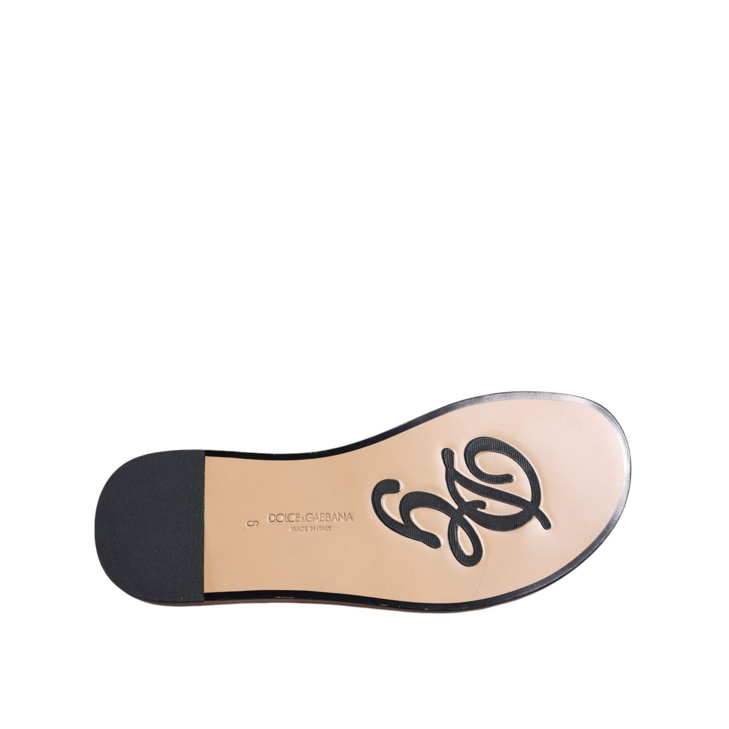 Dolce & Gabbana Black Monochrome Braided Raffia Slides Shoes