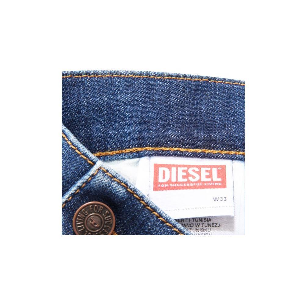 Diesel Blue Cotton Men Jeans