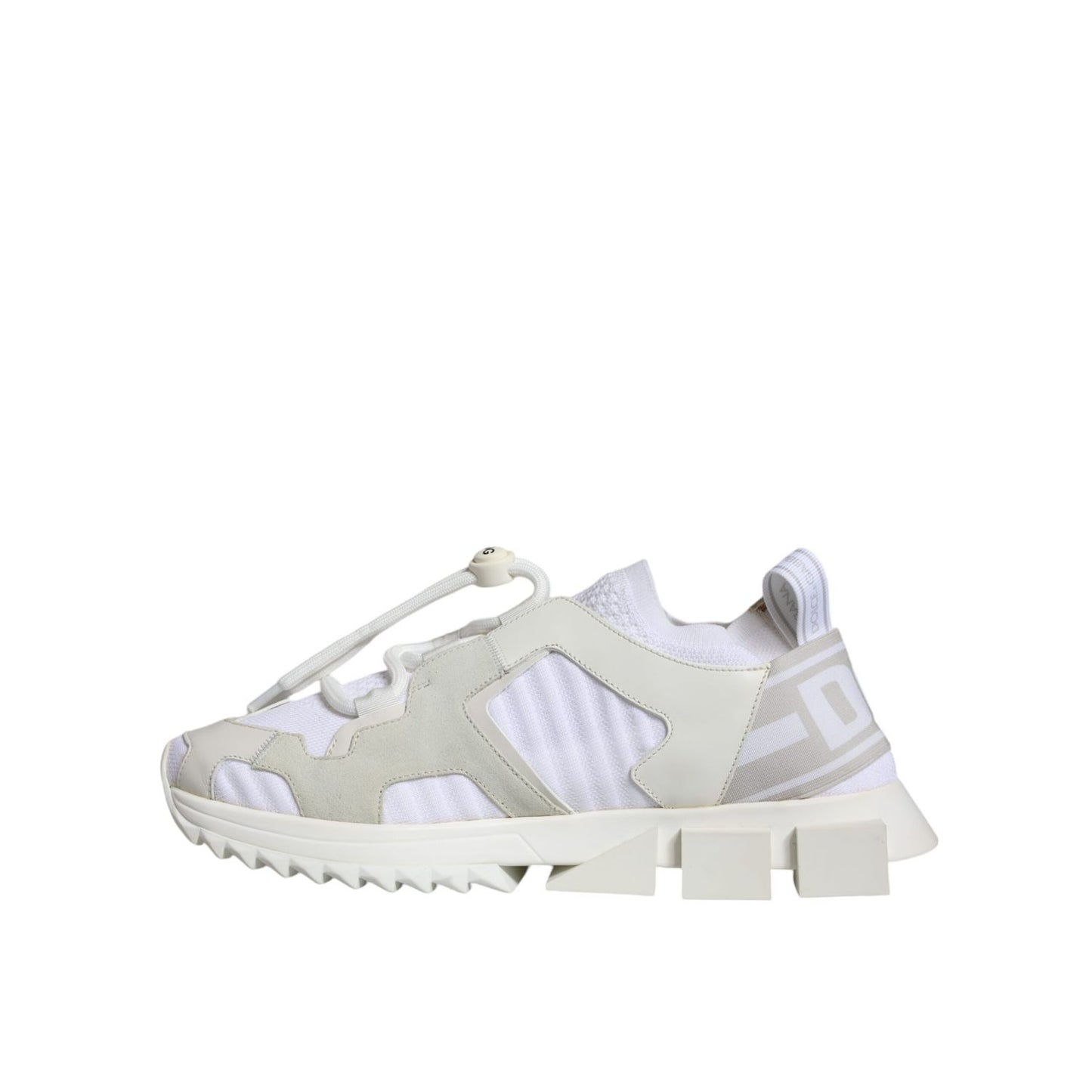 Dolce & Gabbana White Mesh Sorrento Trekking Sneakers Shoes