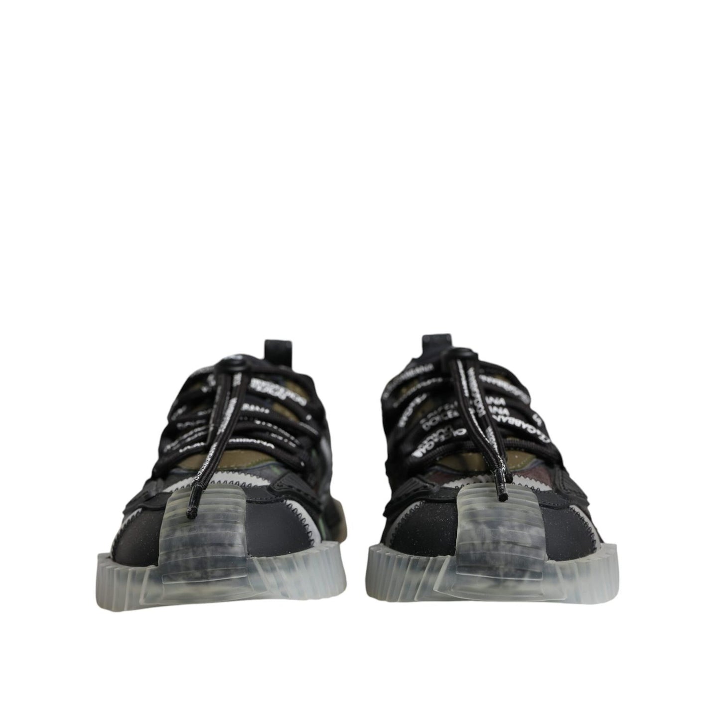 Dolce & Gabbana Multicolor Lace Up Low Top NS1 Sneakers Shoes